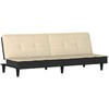 Sofa-lova, kreminės spalvos, audinys