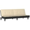 Sofa-lova, kreminės spalvos, audinys