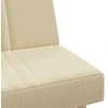 Sofa-lova, kreminės spalvos, audinys