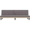 Sofa-lova su puodelių laikikliais, taupe spalvos, audinys