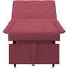 Ištraukiama sofa-lova Vyno raudona 194 x 50 x 82 cm audinys