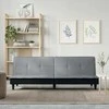 Sofa-lova, šviesiai pilkos spalvos, audinys