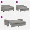 Sofa lova Šviesiai pilka 154 x 94,5 x 80,5 cm Audinys
