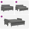Sofa lova Tamsiai pilka Audinys