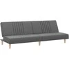 Sofa-lova, tamsiai pilkos spalvos, audinys