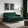 Sofa lova Tamsiai žalia Audinys