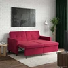 Sofa lova Vyno raudona Audinys