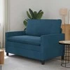 Sofa Mėlyna 126 x 81 x 87,5 cm Aksomas