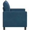 Sofa Mėlyna 126 x 81 x 87,5 cm Aksomas