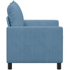 Sofa Mėlyna 126 x 81 x 87,5 cm Audinys
