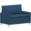 Sofa 2 vietos Mėlyna 126 x 81 x 87,5 cm Audinys