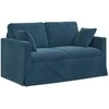 Sofa Mėlyna 138 x 78 x 80 cm Aksomas
