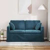 Sofa Mėlyna 138 x 78 x 80 cm Aksomas