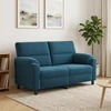 Sofa Mėlyna 174 x 85 x 93 cm Aksomas