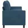 Sofa Mėlyna 196 x 81 x 87,5 cm Aksomas