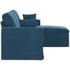 Sofa Mėlyna 178 x 134 x 80 cm Aksomas