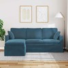Sofa Mėlyna 198 x 134 x 80 cm Aksomas