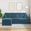 Sofa Mėlyna 198 x 134 x 80 cm Aksomas