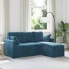 Sofa Mėlyna 178 x 134 x 80 cm Aksomas