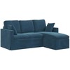 Sofa Mėlyna 178 x 134 x 80 cm Aksomas