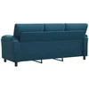 Sofa Mėlyna 214 x 85 x 93 cm Aksomas