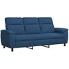 Sofa Mėlyna 214 x 90 x 95 cm Audinys