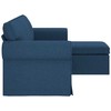 Sofa Mėlyna 195 x 138 x 80 cm audinys