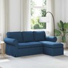 Sofa Mėlyna 195 x 138 x 80 cm audinys
