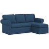 Sofa Mėlyna 195 x 138 x 80 cm audinys
