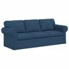 Sofa Mėlyna 215 x 82 x 80 cm Metalas