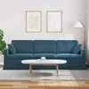 Sofa Mėlyna 228 x 78 x 80 cm Aksomas