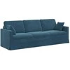 Sofa Mėlyna 228 x 78 x 80 cm Aksomas