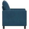 Sofa Mėlyna 76 x 81 x 87,5 cm Aksomas