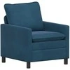 Sofa Mėlyna 76 x 81 x 87,5 cm Aksomas
