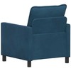 Sofa Mėlyna 76 x 81 x 87,5 cm Aksomas