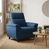 Sofa Mėlyna 95 x 90 x 95 cm Audinys