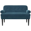 Sofa Minkštas kampas su mygtukų apmušalais Mėlyna 120 x 66 x 78 cm