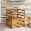 Lauko sofa Kietos akacijos mediena Natūrali