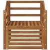 Lauko sofa Kietos akacijos mediena Natūrali