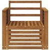 Lauko sofa Kietos akacijos mediena Natūrali