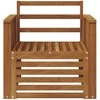 Lauko sofa Kietos akacijos mediena Natūrali