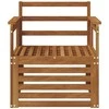 Lauko sofa Kietos akacijos mediena Natūrali