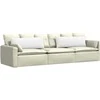 Sofa Pagalvės 2 pcs Balta 120 x 40 cm audinys