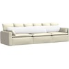 Sofa Pagalvės 2 pcs Balta 200 x 40 cm audinys