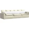 Sofa Pagalvės 2 pcs Balta 200 x 40 cm audinys