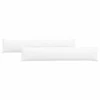 Sofa Pagalvės 2 pcs Balta 200 x 40 cm audinys