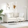 Sofa Pagalvės 2 pcs Balta 45 x 45 cm audinys