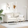 Sofa Pagalvės 2 pcs Balta 50 x 30 cm audinys