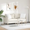 Sofa Pagalvės 2 pcs Balta 50 x 50 cm audinys