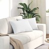 Sofa Pagalvės 2 pcs Balta 60 x 40 cm audinys